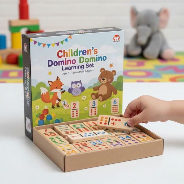 Children’s domino learning set for kids
