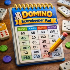 Domino scorekeeper pad